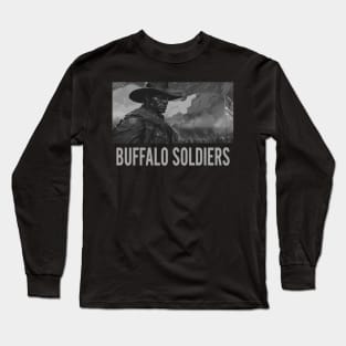 BUFFALO SOLDIERS - Solider Long Sleeve T-Shirt